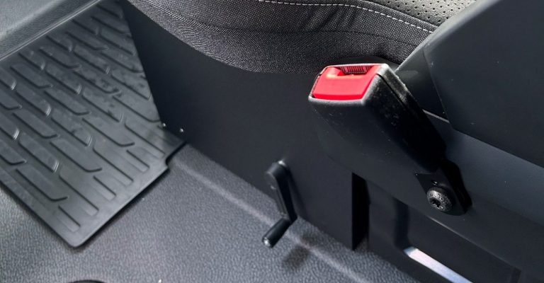 LKW Toilette unter Sitz